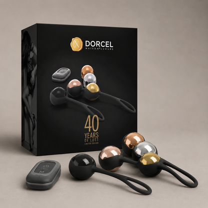 Dorcel Training Balls – wibrujące kulki gejszy sterowane pilotem