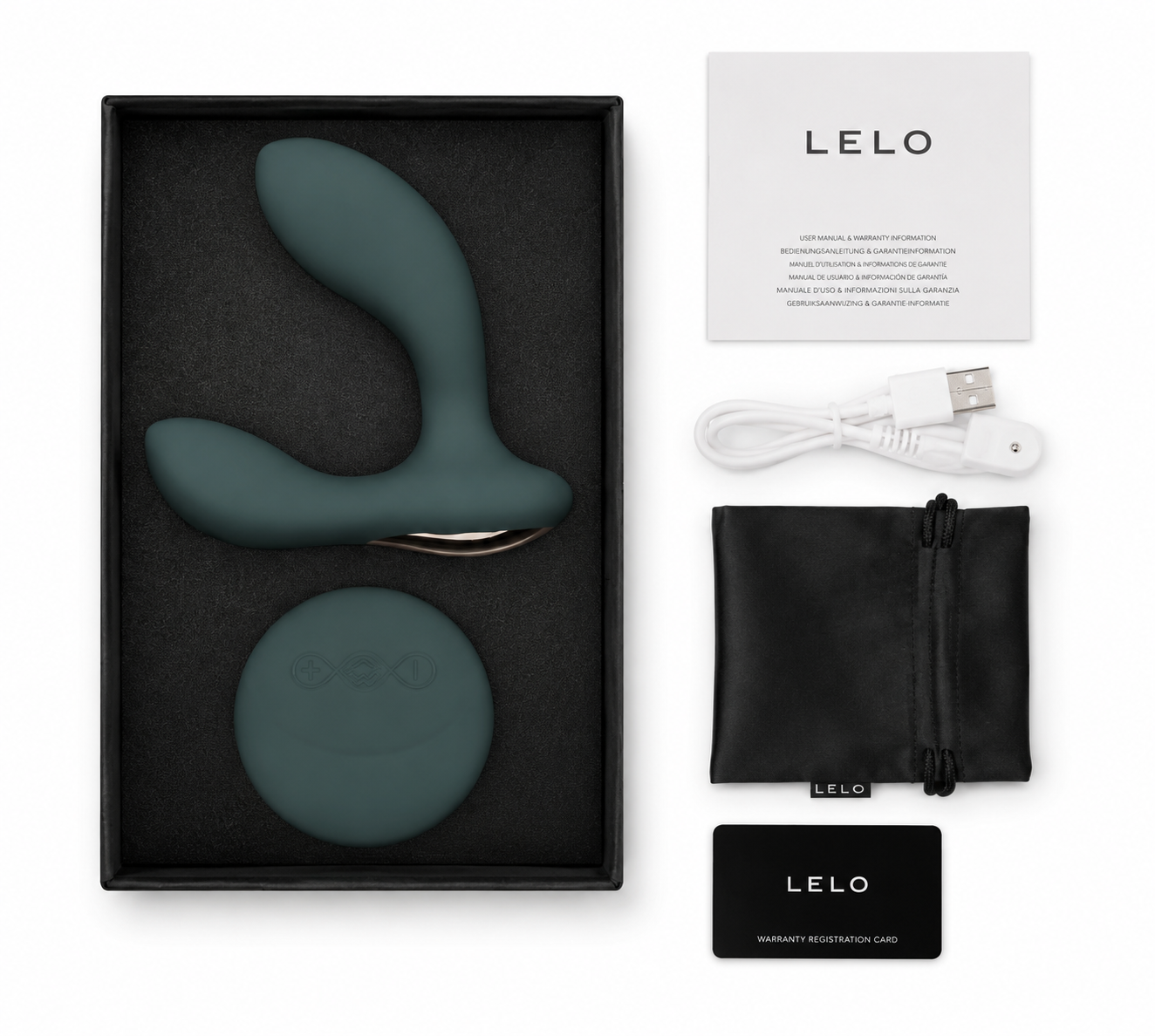 LELO Hugo 2 Remote – Masażer Prostaty z Pilotem i Podwójną Stymulacją