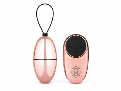 Rosy Gold – Eleganckie wibrujące jajko z pilotem