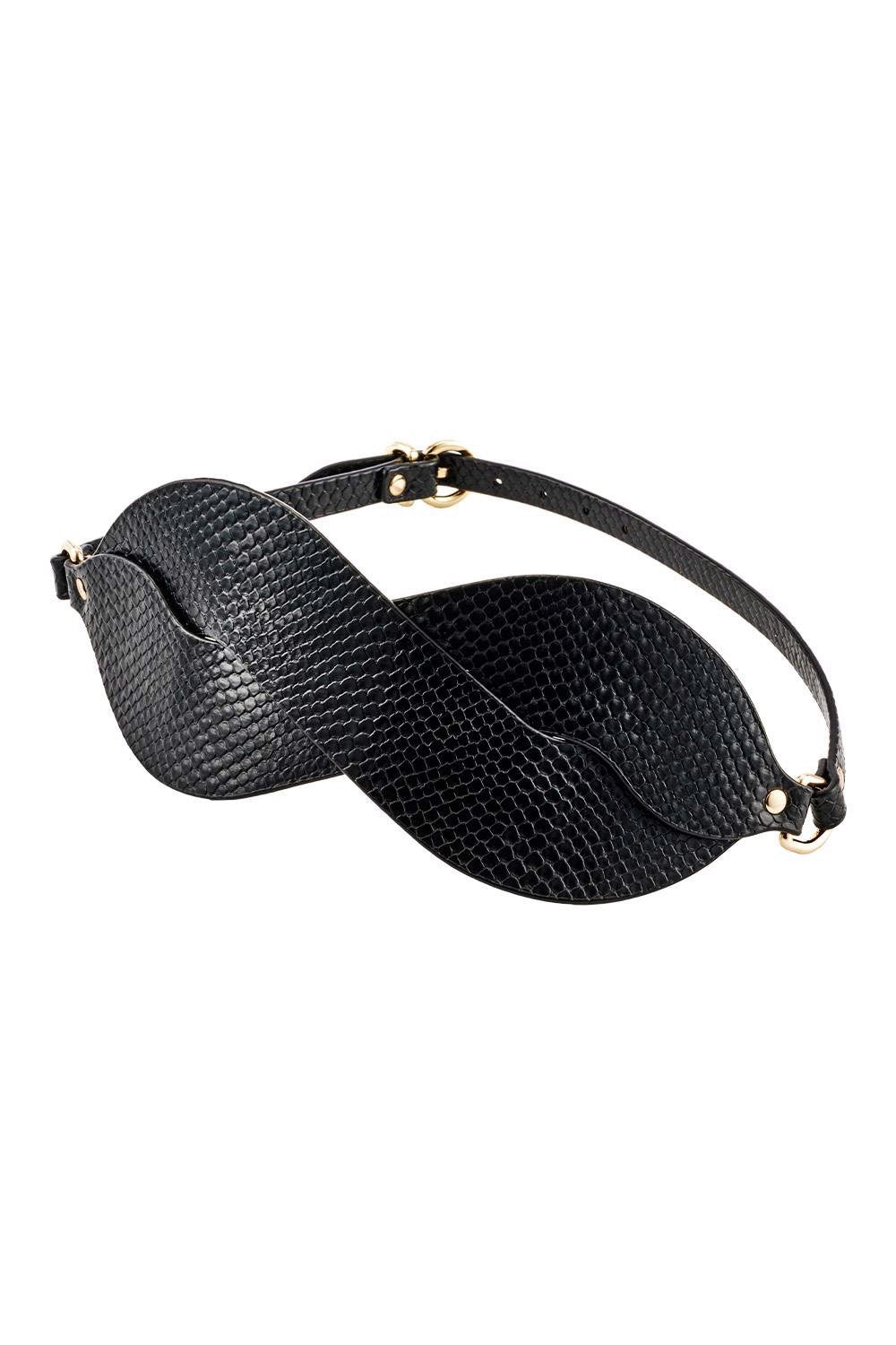 Beacon Braided Blindfold – Elegancka opaska na oczy ze skóry wegańskiej