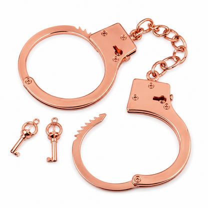Luxure by Mr.&Mrs. – metalowe kajdanki Rose Gold