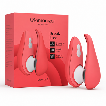 Womanizer Liberty 2 Bezdotykowy Masażer Łechtaczki 8 Trybów IPX7 USB