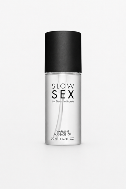 Bijoux Indiscrets Slow Sex Warming – rozgrzewający olejek do masażu