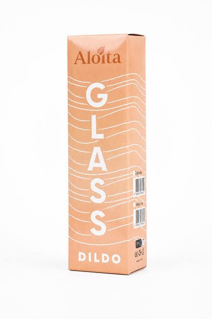 ALOITA Crystal Heart – Masażer Szklany z Borokrzemowego Szkła, Różowe Serce
