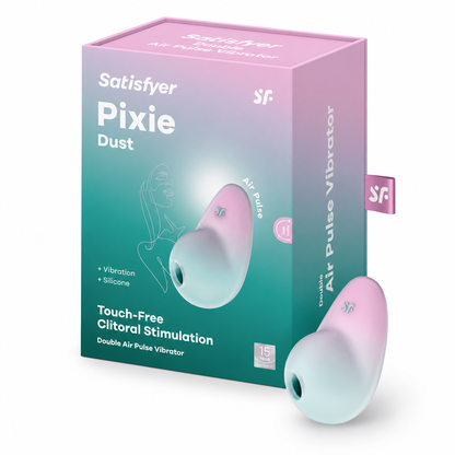 Satisfyer Pixie Dust Pink Mint – Elegancki Masażer Łechtaczki z Technologią Air Pulse™