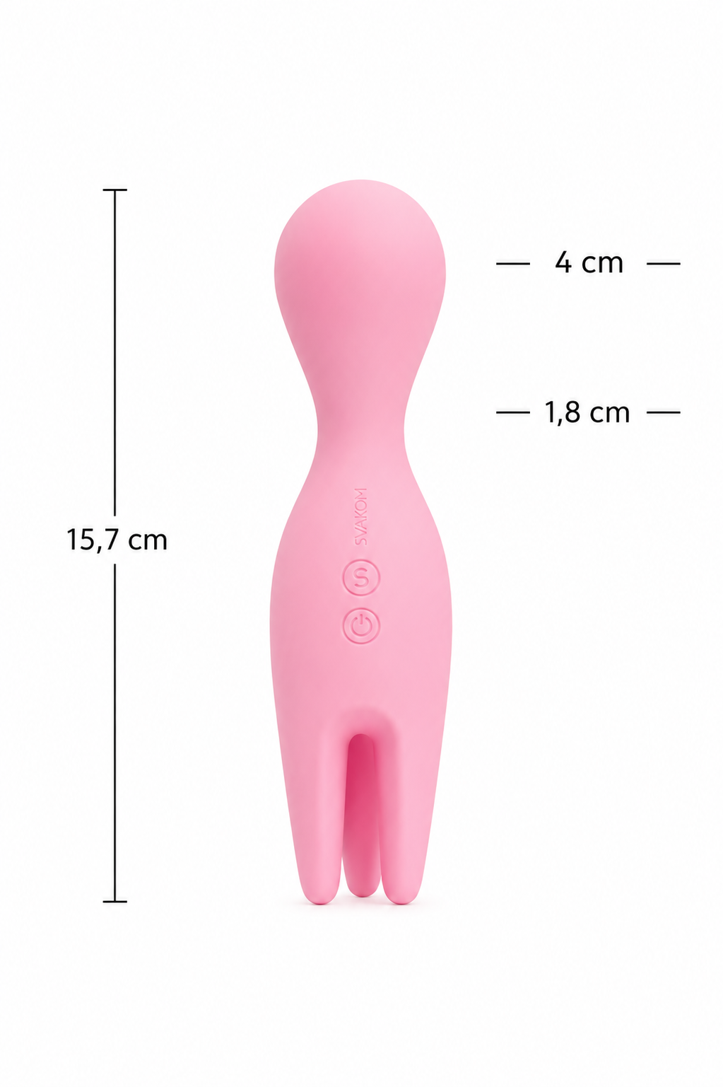 Svakom Nymph Masażer Punktu G i Łechtaczki Ruchome Końcówki USB Silikon