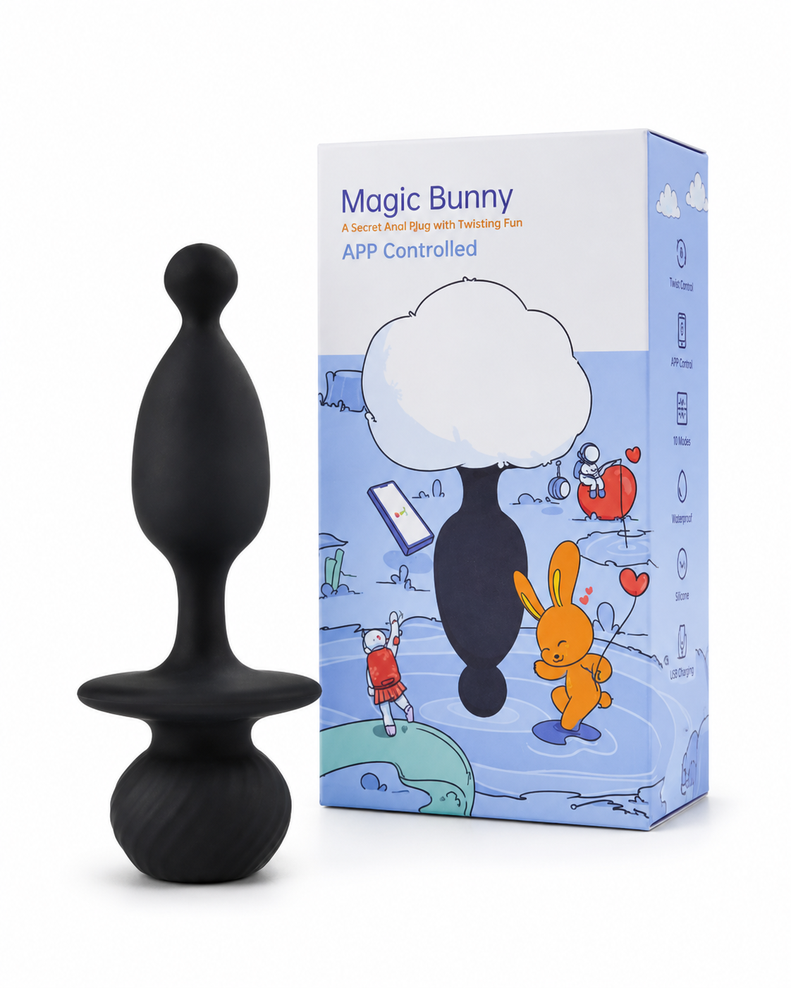 Magic Motion Bunny – wibrujący korek analny z króliczym ogonkiem sterowany aplikacją