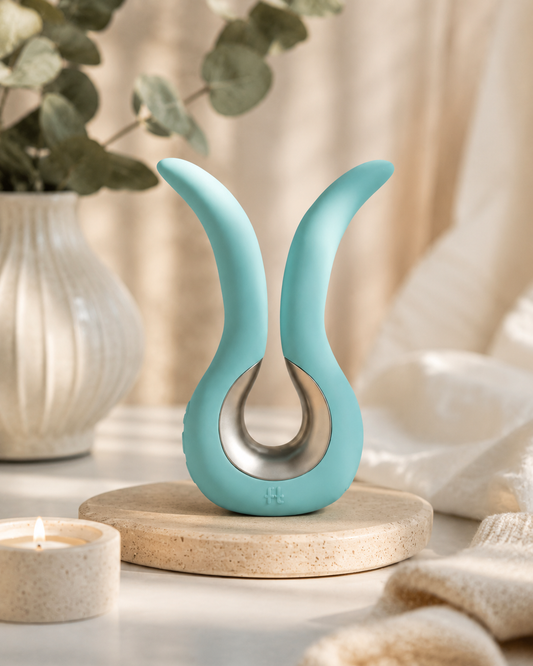 Gvibe Mini Wibrator do Podwójnej Stymulacji Dla Par i Singli 6 Trybów USB Wodoodporny Silikon
