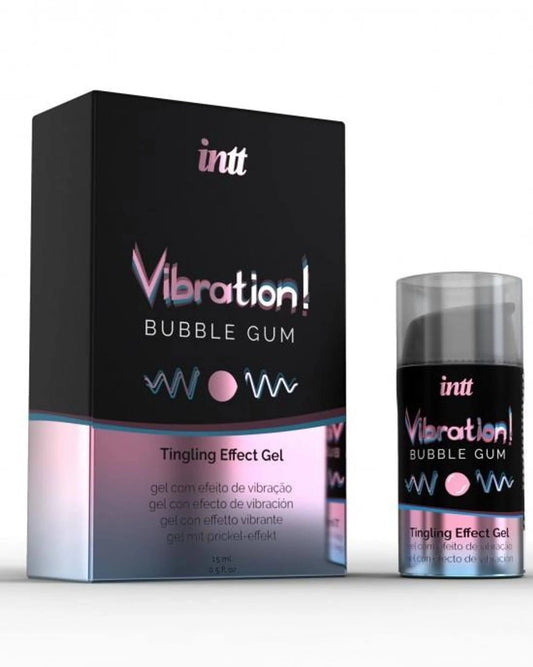 żel stymulujący jadalny 15ml BUBBLE GUM orgazm uczucie wibracji