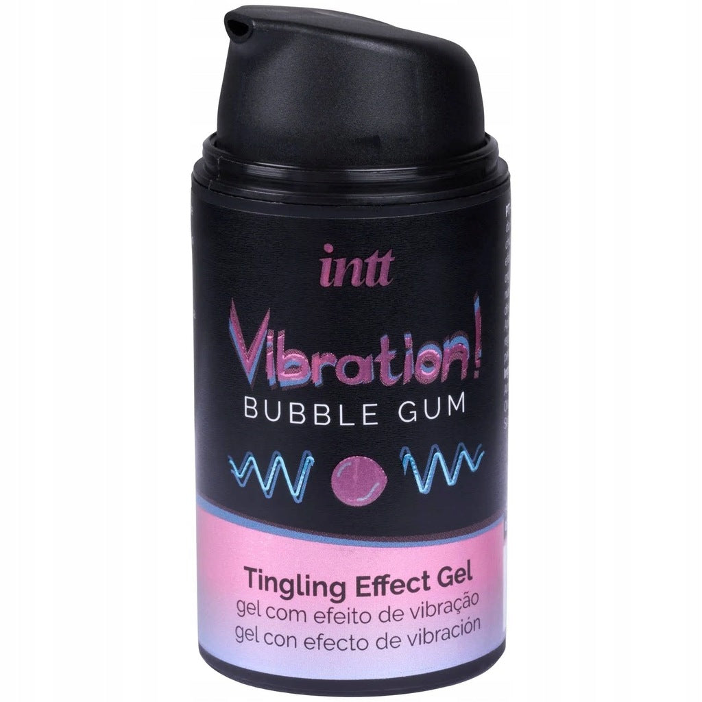 żel stymulujący jadalny 15ml BUBBLE GUM orgazm uczucie wibracji